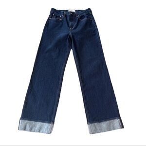 Abercrombie & Fitch Vintage Comfort Stretch High Rise Denim 90s Dark Wash Jeans